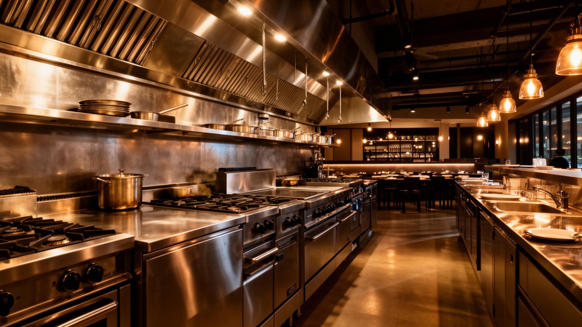 Cocina industrial profesional equipada por SOPROY
